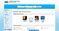 Desktop Screenshot of bayfieldhighschool.org