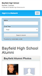 Mobile Screenshot of bayfieldhighschool.org